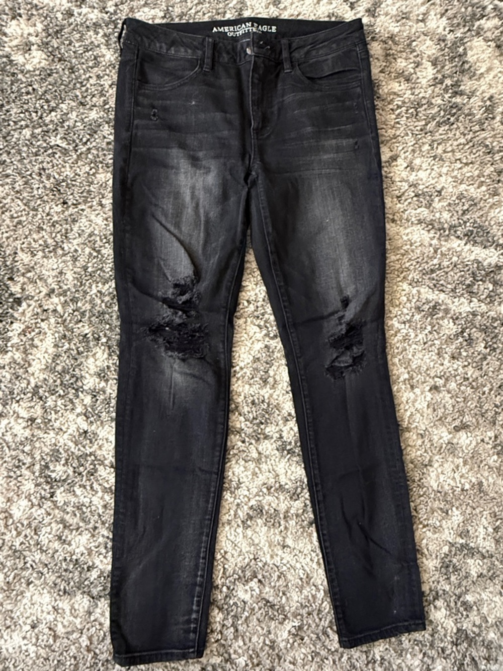 American Eagle Outfitters Black Super Stretch Jeans